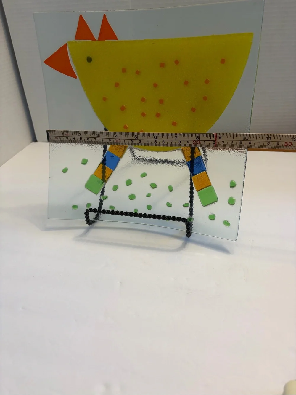 Whimsical Foreside Home & Garden Fused Slumped Glass 10